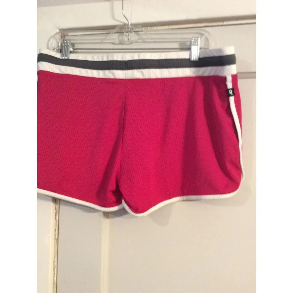 Vintage Nike Large L Pink White Women's shorts embroidered logo